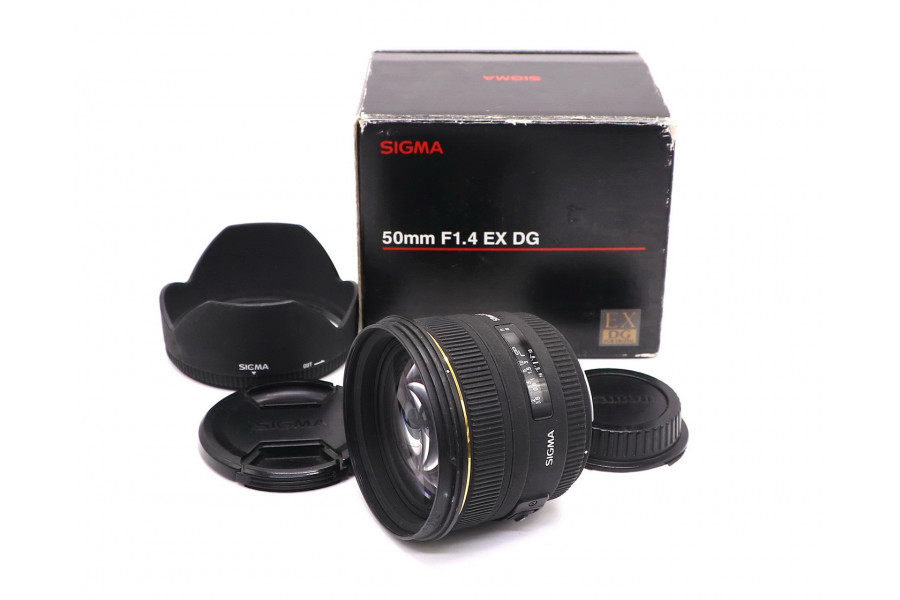 Sigma AF 50mm f/1.4 EX DG HSM Canon EF в упаковке