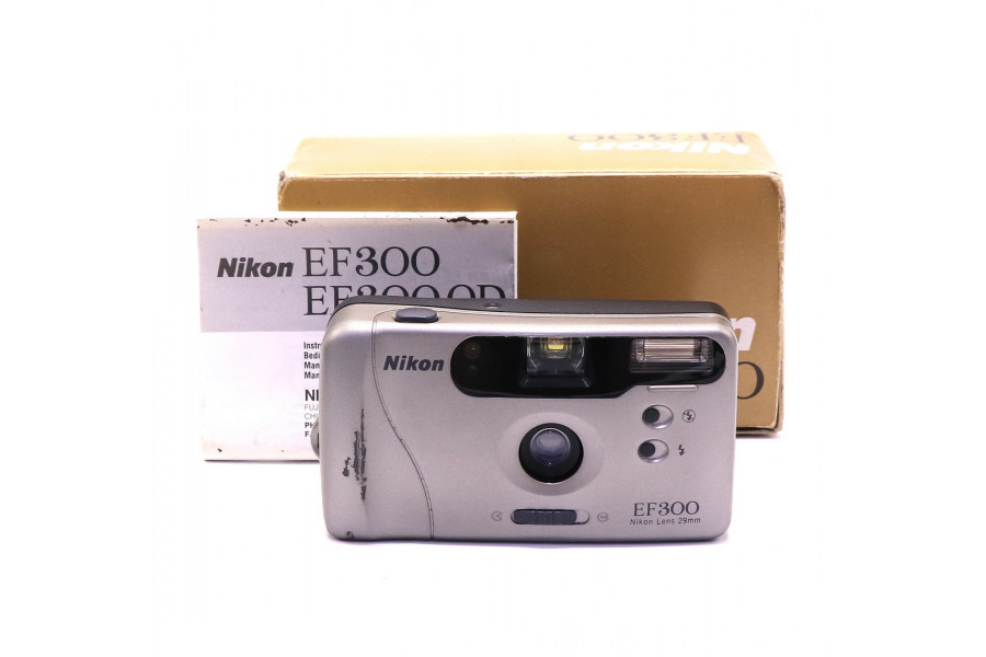 Пленочный фотоаппарат Nikon EF300 в упаковке