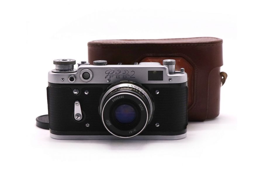 Фотоаппарат Фэд 2 + Индустар-61 (СССР, 1967)