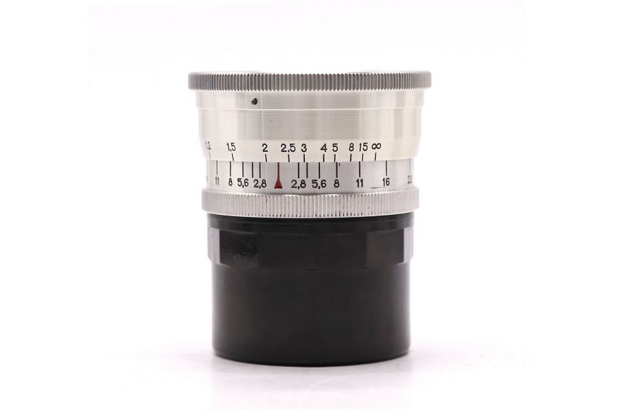 Юпитер-12 П 2.8/35 М39 silver КМЗ в тубусе