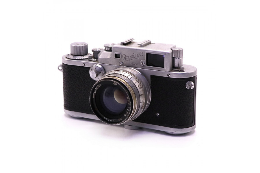 Фотоаппарат Зоркий 3 + Юпитер-8 (СССР, 1955г.)
