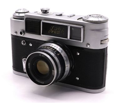 Зеркальный фотоаппарат Фэд 4 + Индустар-61 (СССР)