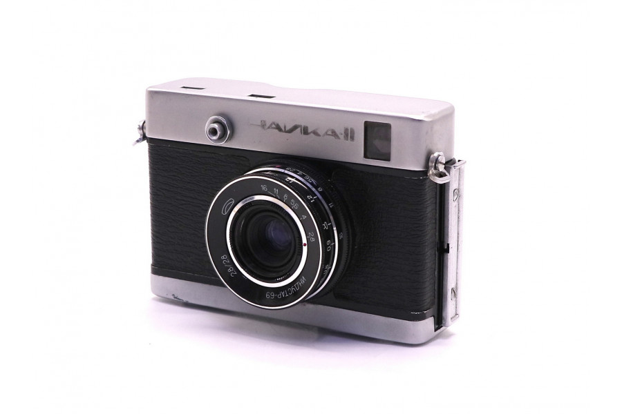 Шкальный советский фотоаппарат Чайка 2 в упаковке