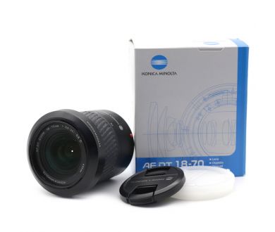 Объектив Minolta AF DT 18-70mm f/3.5-5.6 в упаковке