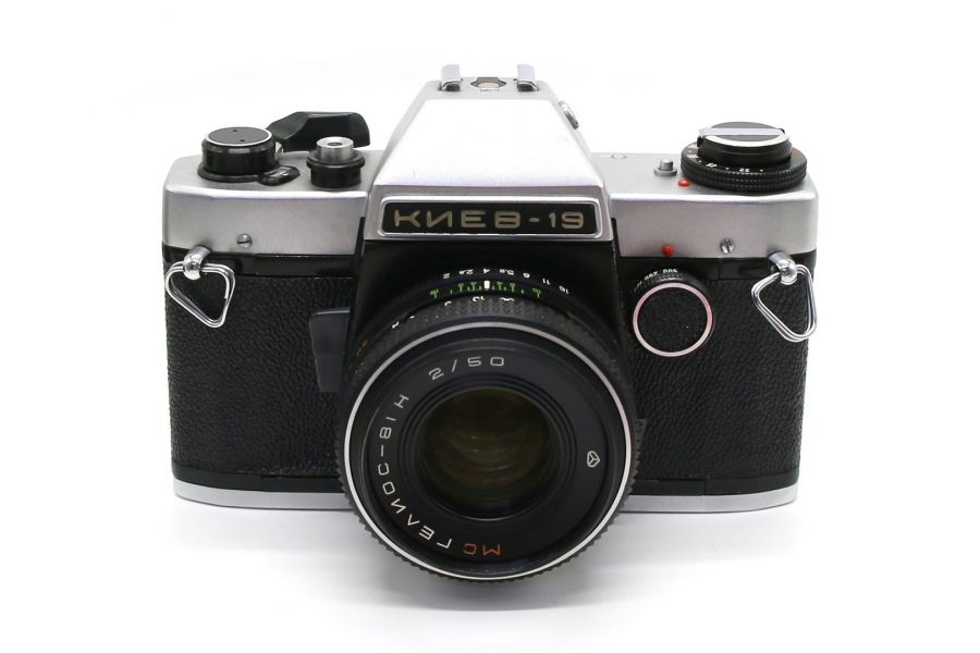 Фотоаппарат зеркальный Киев 19 kit (СССР, 1988)