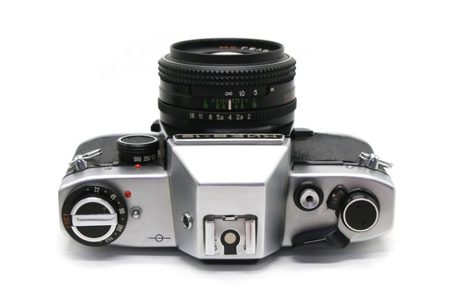 Фотоаппарат зеркальный Киев 19 kit (СССР, 1988)