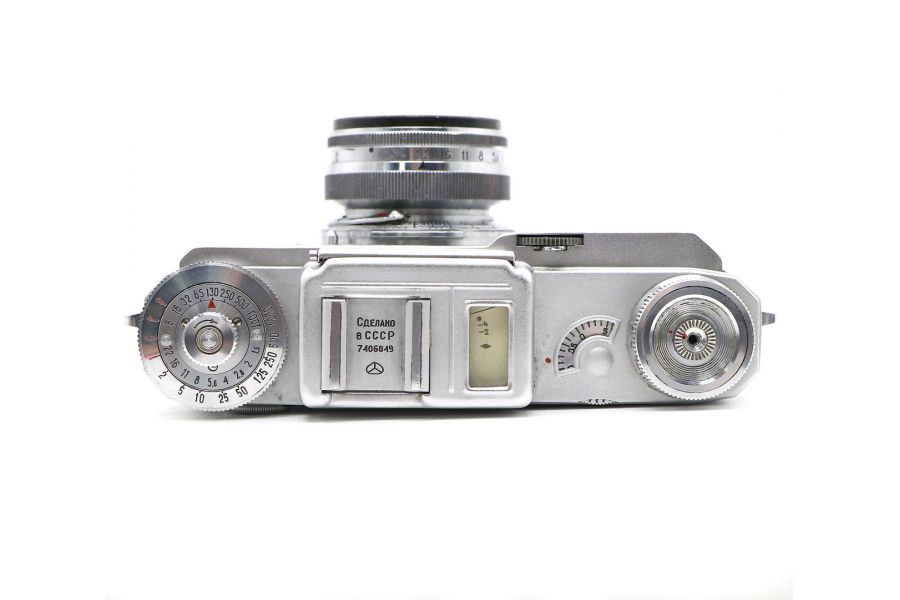 Киев 4 + Юпитер-8М плёночный советский фотоаппарат