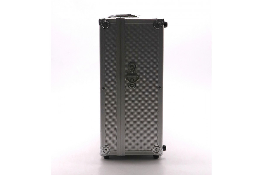 Кейс алюминиевый silver с замком и ключами