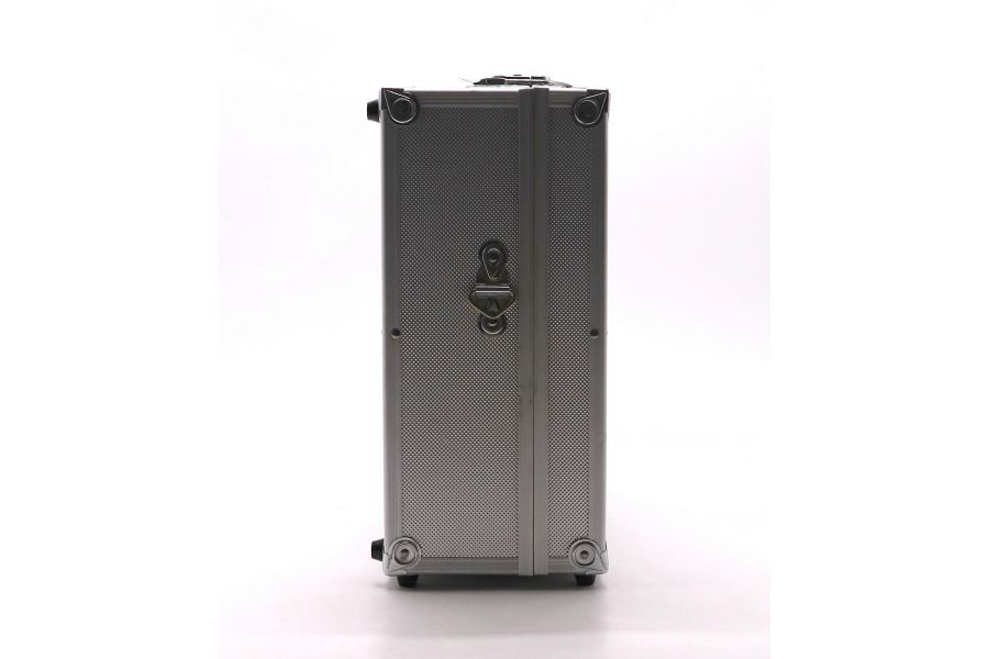 Кейс алюминиевый silver с замком и ключами