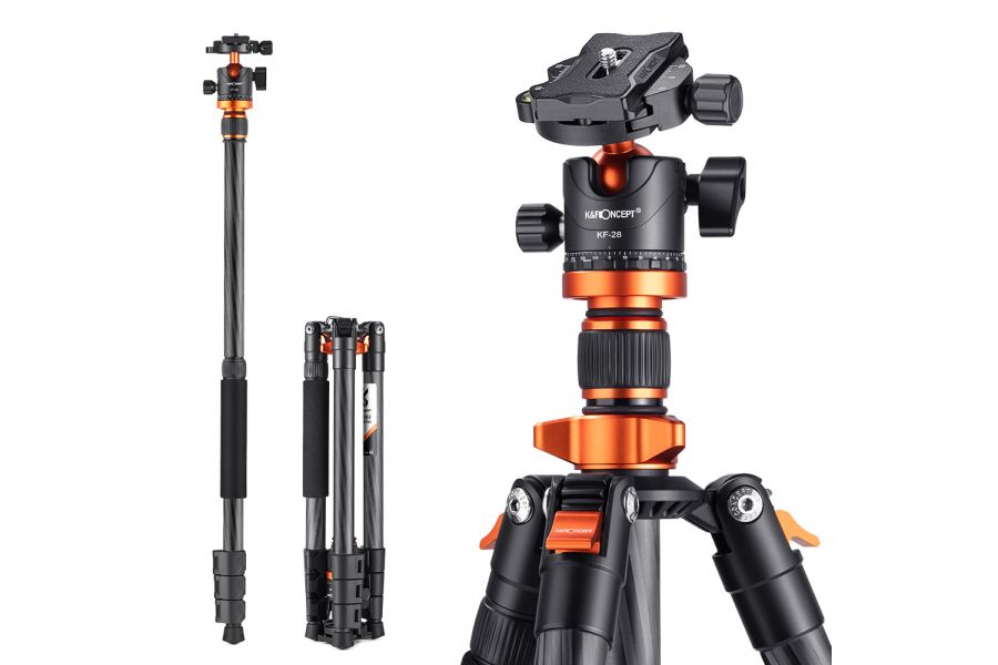 Штатив K&F Concept D254C1 + BH-28L KF09.109