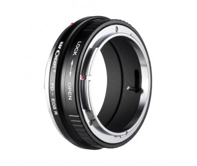 Переходник Canon FD - Canon EOS R K&F Concept с ручной фокусировкой