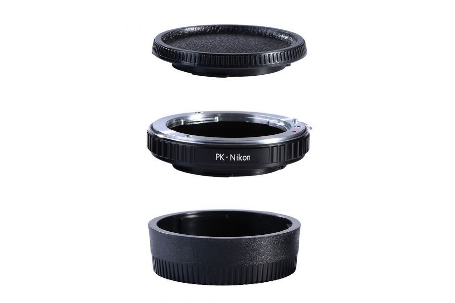 Переходник Pentax K - Nikon F с линзой K&F Concept механический