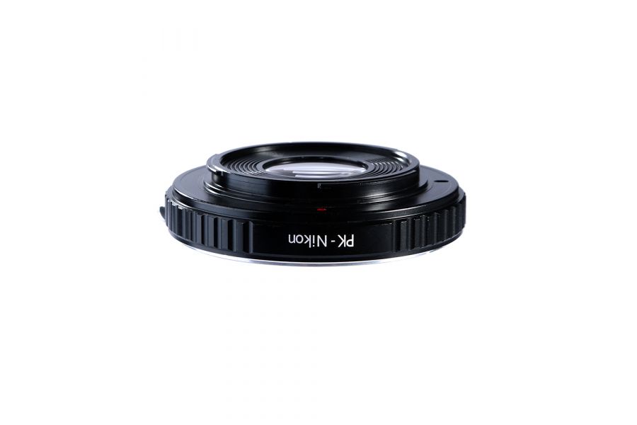 Переходник Pentax K - Nikon F с линзой K&F Concept механический