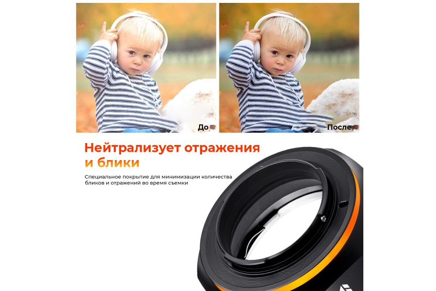 Переходник Canon EOS - Fujifilm FX K&F Concept PRO