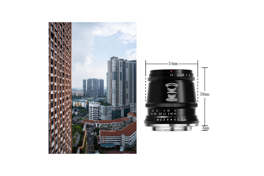 Объектив TTartisan 17mm F1.4 APS-C для Nikon Z