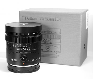 Объектив TTartisan 50mm F1.4 Tilt Full Frame для Canon EOS R