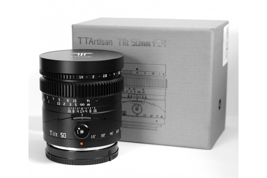 Объектив TTartisan 50mm F1.4 Tilt для Fujifilm FX