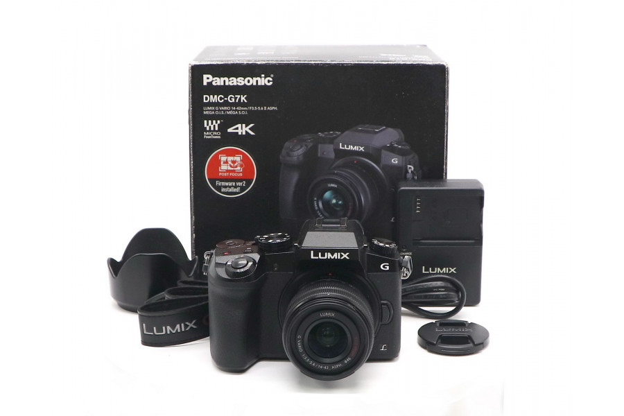 Panasonic Lumix DMC-G7 kit в упаковке (пробег 10040 кадров)