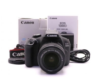 Canon EOS 1300D kit в упаковке (пробег 7675 кадров)