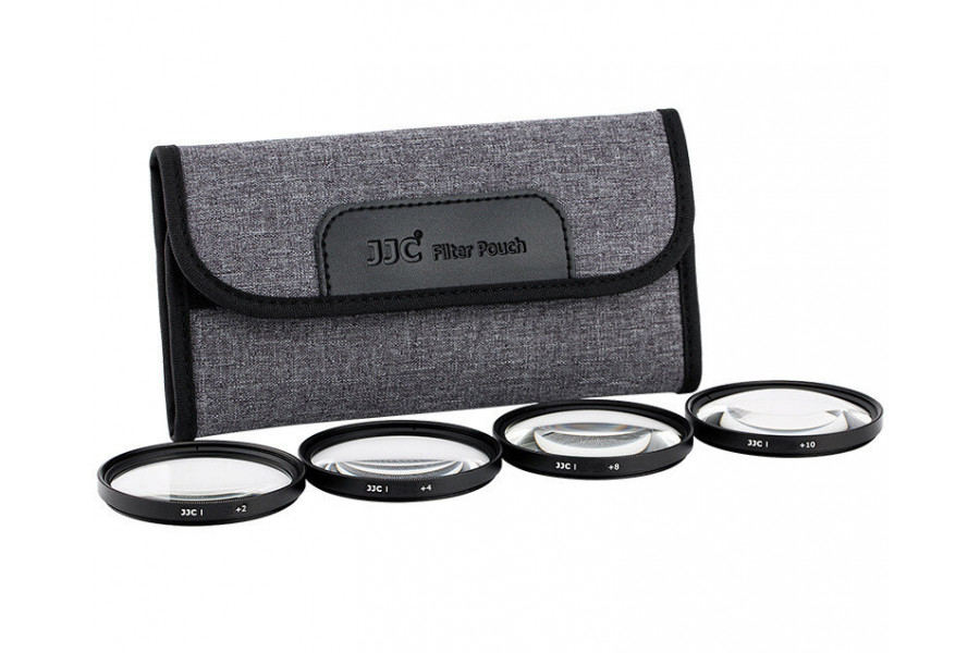 Набор макрофильтров JJC Close-Up, +2, +4,+8,+10, диаметр 62 мм, черный