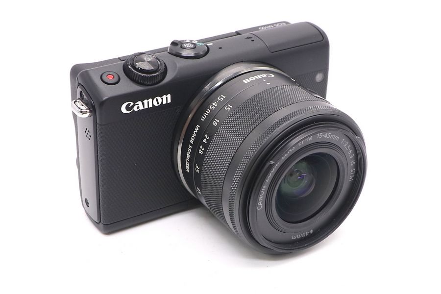 Камера Canon EOS M100 black kit в упаковке