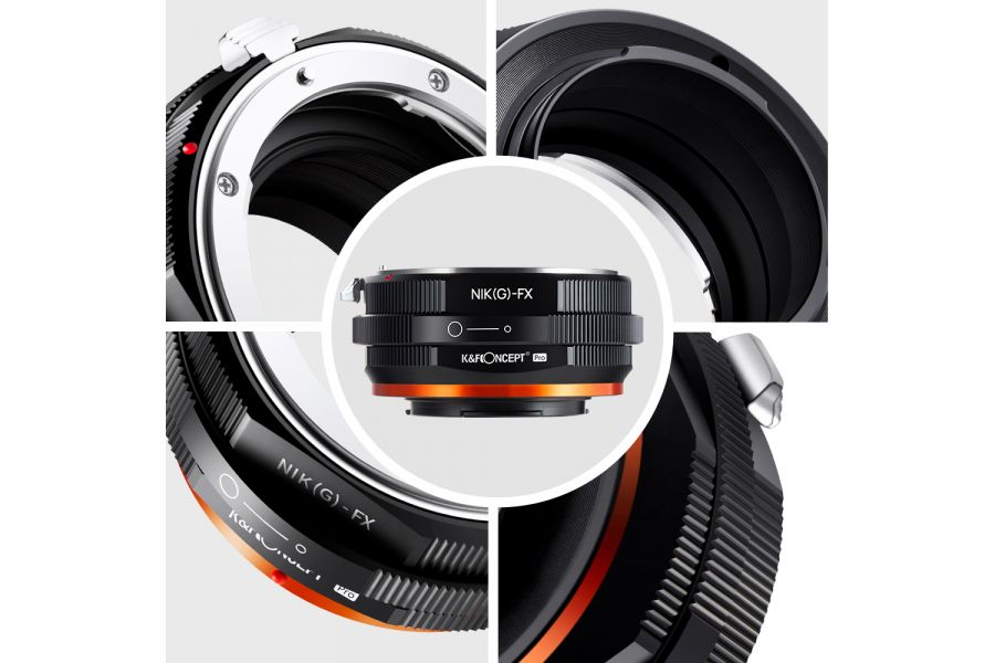 Переходник Nikon G - Fujifilm FX PRO K&F Concept с ручной фокусировкой