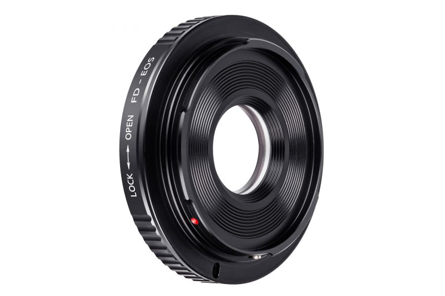 Переходник Canon FD - Canon EOS с линзой K&F Concept