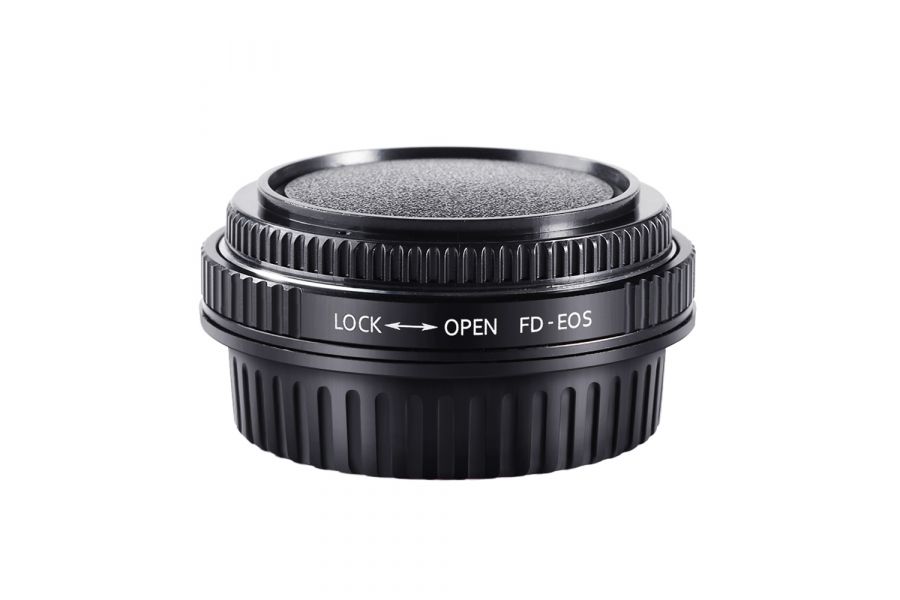 Переходник Canon FD - Canon EOS с линзой K&F Concept
