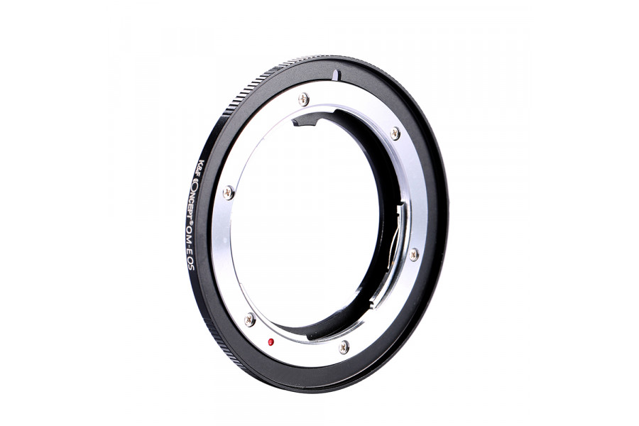 Переходник Olympus OM - Canon EOS K&F Concept механический, черный