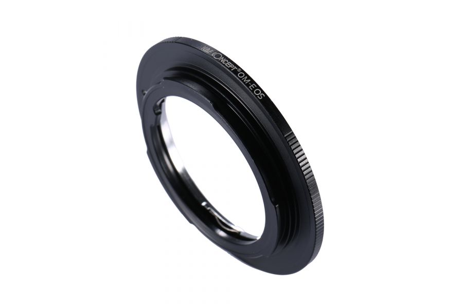 Переходник Olympus OM - Canon EOS K&F Concept механический, черный