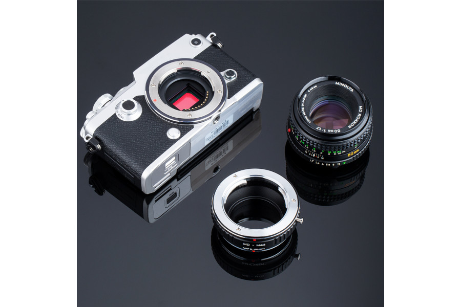 Переходник Minolta MD - Micro 4/3 K&F Concept с ручной фокусировкой
