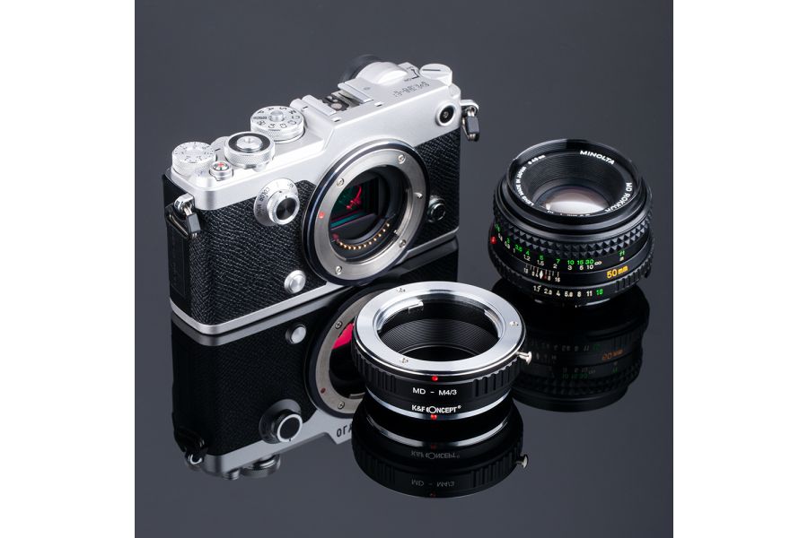 Переходник Minolta MD - Micro 4/3 K&F Concept с ручной фокусировкой