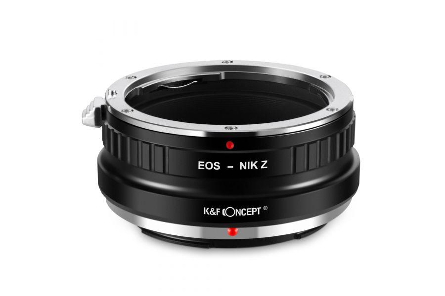 Переходник Canon EOS / EF - Nikon Z K&F Concept с ручной фокусировкой