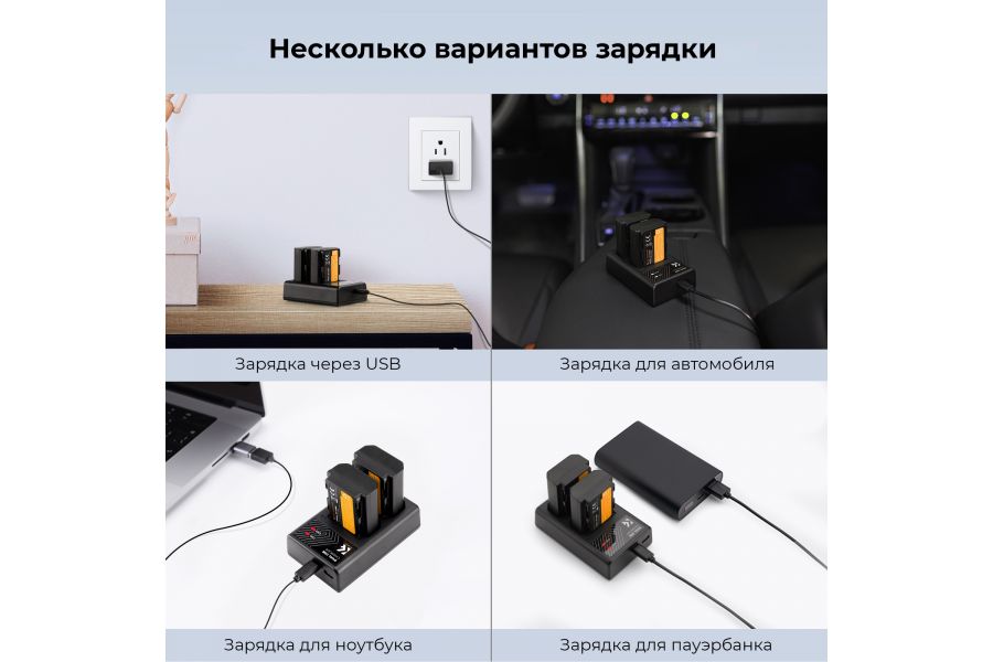 Зарядное устройство NP-FZ100 K&F Concept KF28.0010