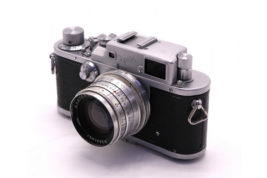 Фотоаппарат пленочный Зоркий-3 с Юпитер-8 (СССР)