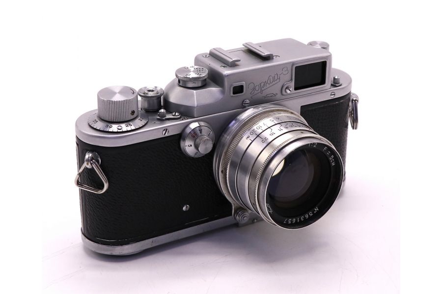 Фотоаппарат пленочный Зоркий-3 с Юпитер-8 (СССР)