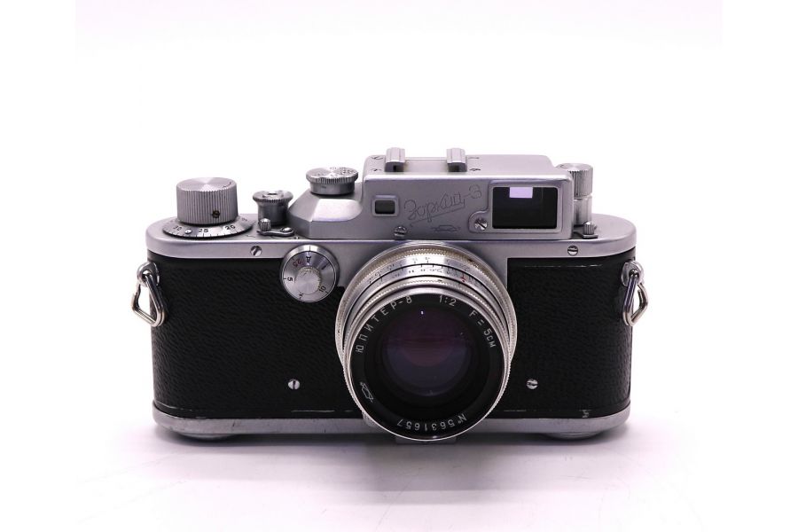 Фотоаппарат пленочный Зоркий-3 с Юпитер-8 (СССР)