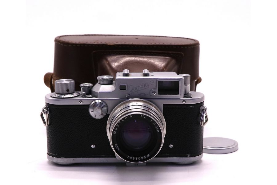 Фотоаппарат пленочный Зоркий-3 с Юпитер-8 (СССР)