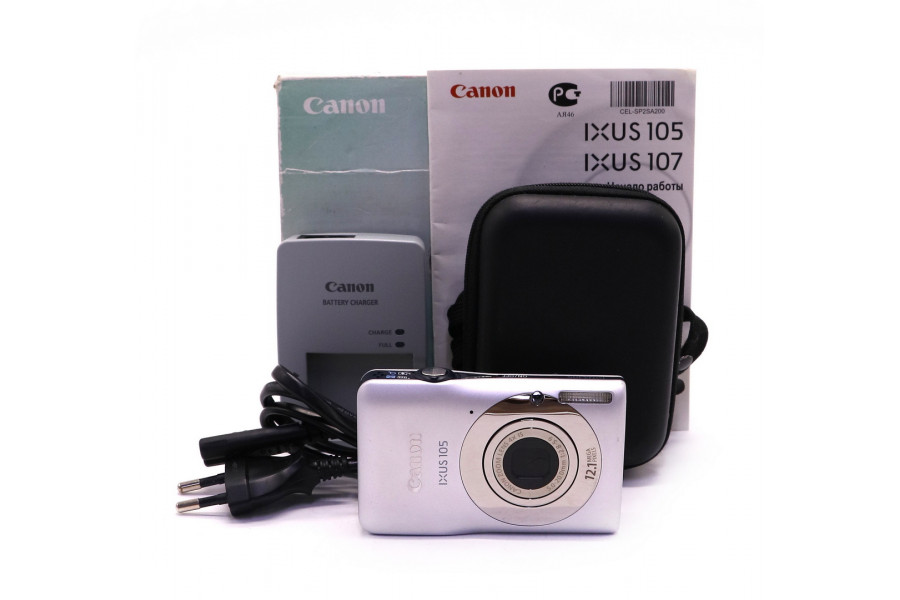Цифровой фотоаппарат Canon IXUS 105 в упаковке