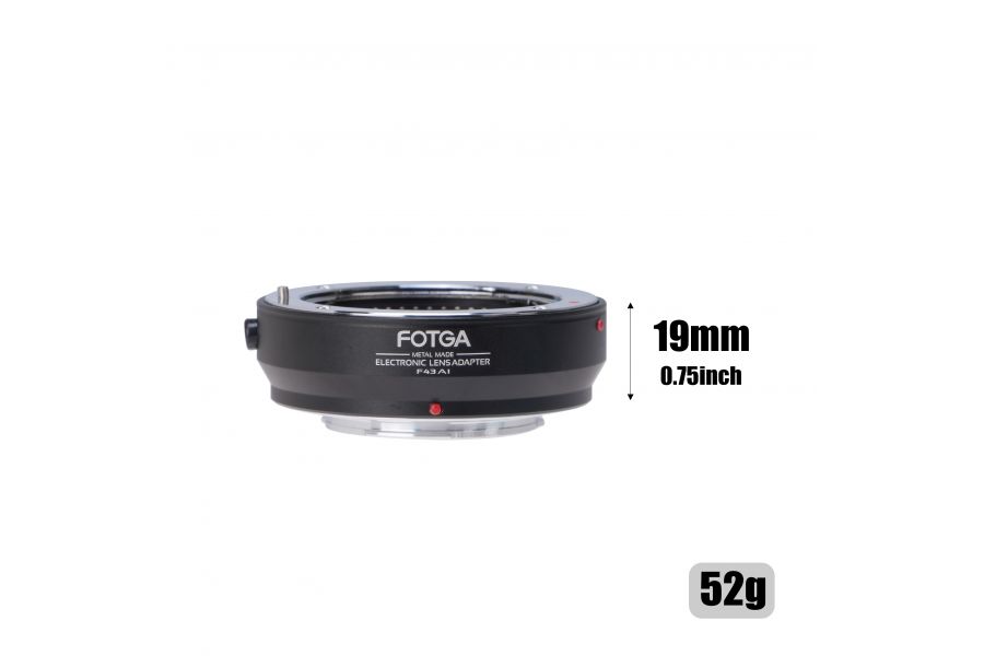Автофокусный адаптер Olympus 4/3 - Micro 4/3 Fotga Металл