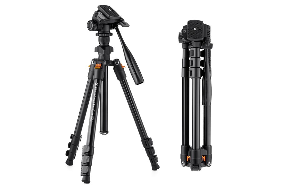 Штатив K&F Concept KF09.115 K234A0 + видеоголова + зажим