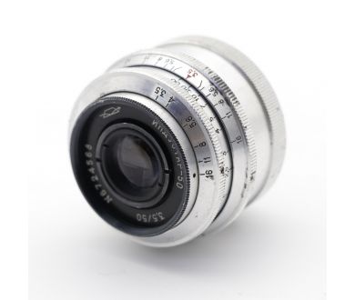 Объектив Индустар-50 3,5/50 дальномер silver