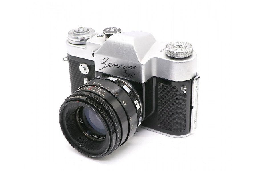Фотокамера Зенит 3М + Гелиос-44 (СССР, 1963)