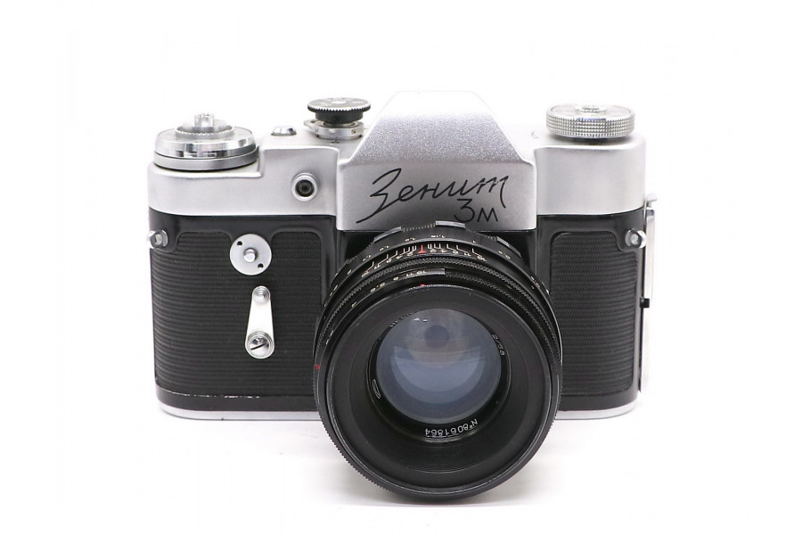 Фотокамера Зенит 3М + Гелиос-44 (СССР, 1963)