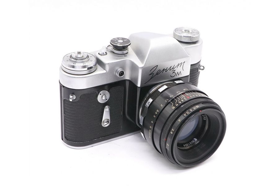 Фотокамера Зенит 3М + Гелиос-44 (СССР, 1963)