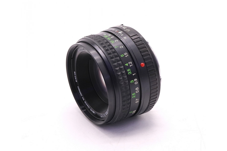 Светосильный объектив Minolta MD Rokkor 50mm f/1.7