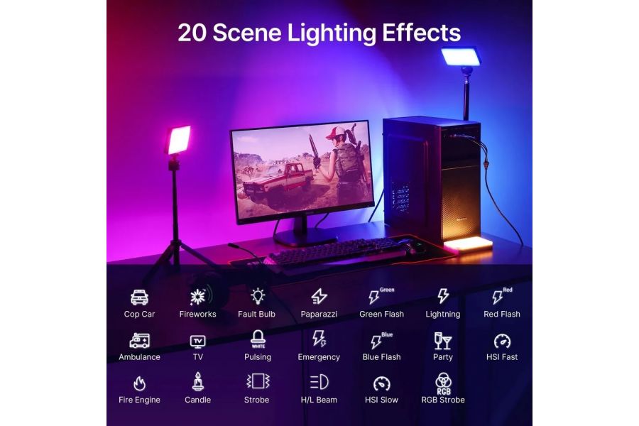 Осветитель мощный Ulanzi LT002 10 Вт 2500-9000 К