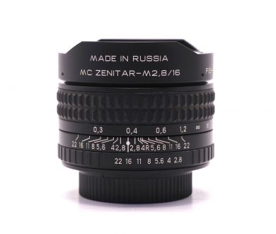 Новый объектив Зенитар-M 16mm f/2.8 в упаковке