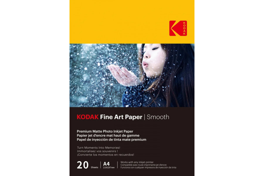 Фотобумага Kodak Fine Art Paper Smooth A4 20 листов