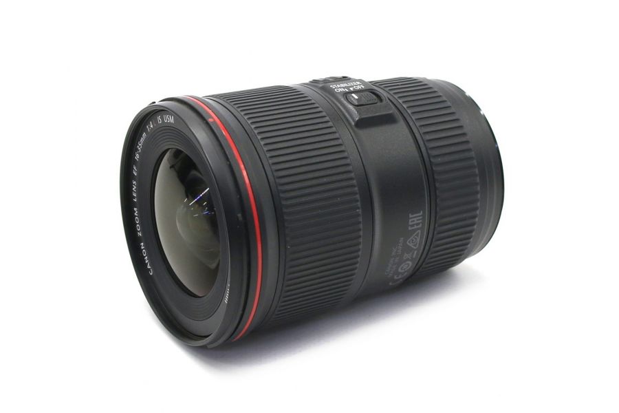 Объектив Canon EF 16-35mm f/4L IS USM в упаковке